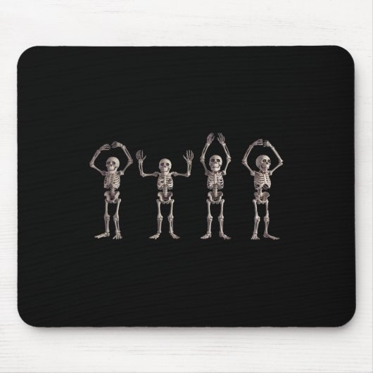 Grappig O-h-i-o State Skeleton Lover Ohio Hallowee Muismat (Voorkant)