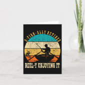 Grappig O-vis-bondgenoot gepensioneerd Reel-y geni Kaart (Voorkant)