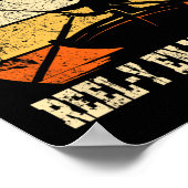 Grappig O-vis-bondgenoot gepensioneerd Reel-y geni Poster (Hoek)