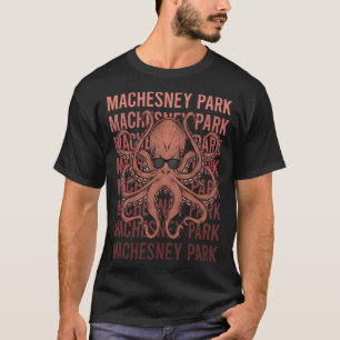 Grappig Octopus Machesney Park T-shirt