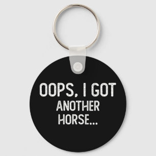 Grappig oeps ik heb nog een paard sleutelhanger