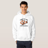 Grappig of niet dat ik van Clownfish hou Hoodie (Voorkant volledig)