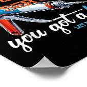 Grappig offensief beschamen ongepaste volwassen hu poster (Hoek)