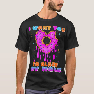 Grappig offensief gênante ongepaste volwassene H T-shirt