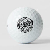 Grappig Officieel Met Pensioen 2024 Golfballen (Voorkant)
