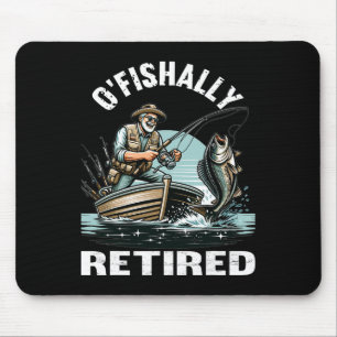 Grappig O'fishally Gepensioneerd T-shirt Voor Pens Muismat