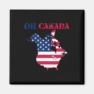 Grappig Oh Canada Grappige Trump Van De Vlag Van D Magneet