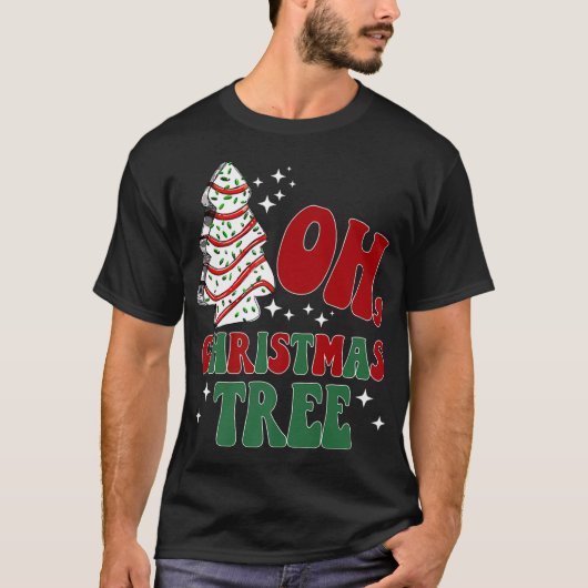 Grappig Oh Christmas Tree Cakes Debbie Christmas R T-shirt (Voorkant)