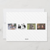 Grappig Oh Deer Wat een Jaar 2020 Foto Feestdagenkaart (Achterkant)