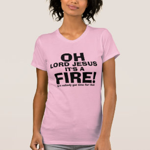 Grappig OH Lord Jesus. Het is alleen maar een BRAN T-shirt
