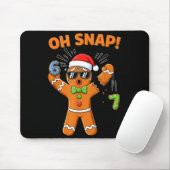 Grappig Oh Snap 67 Zes Zeven Meme Peperkoekmannetj Muismat (Met muis)