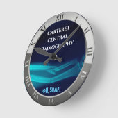 Grappig "Oh, snap" gebroken arm Ronde Klok (Hoek)