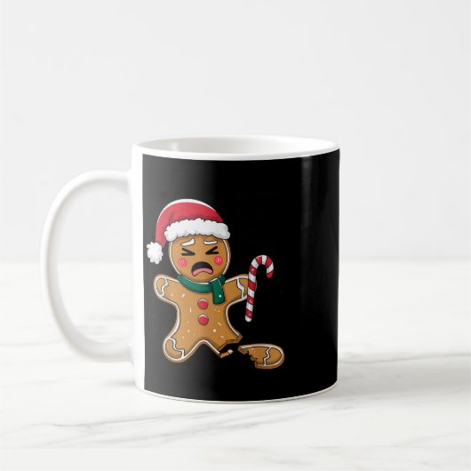 Grappig Oh Snap Gingerbread Bakkerij Kerstsnacks Koffiemok (Links)