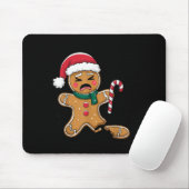 Grappig Oh Snap Gingerbread Bakkerij Kerstsnacks Muismat (Met muis)