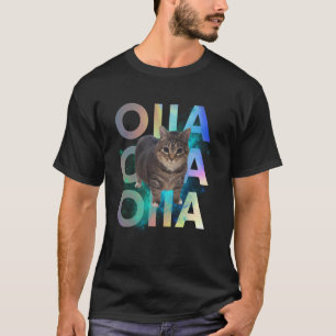 Grappig OIIA OIIA Spinning Cat Meme Grappig Brainr T-shirt