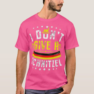 Grappig Oktoberfest dat ik geen Schnitzel Duits ge T-shirt