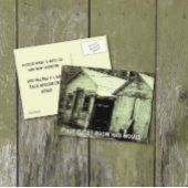 Grappig Old Hillbilly House Redeck We zijn aan het Aankondigingskaart