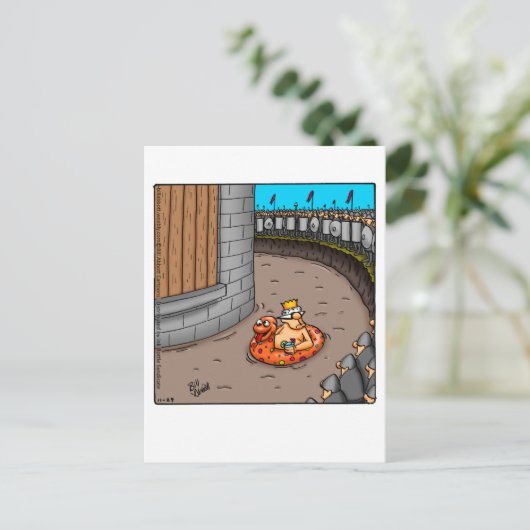 Grappig om aan je Briefkaart te denken (Staand voorkant)