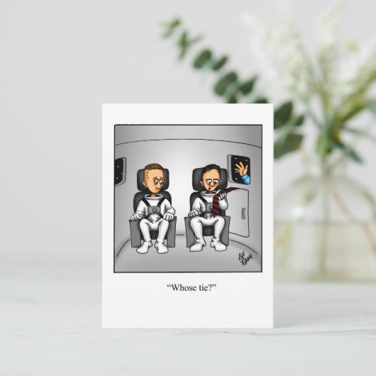 Grappig om aan je Briefkaart te denken (Staand voorkant)