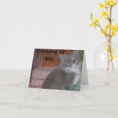 Grappig om aan je te denken Kaart (Gele Bloem)