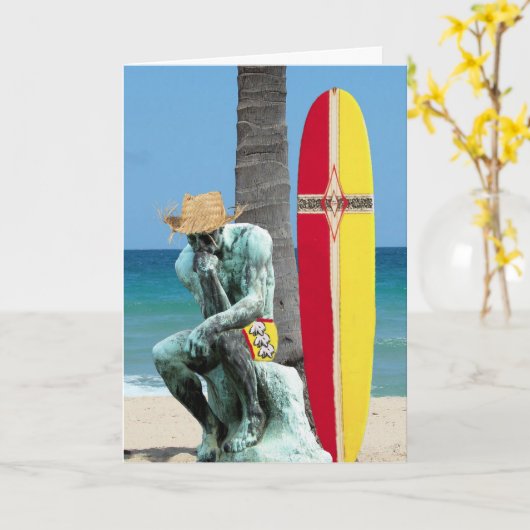  grappig om aan te denken kaart (Gele Bloem)