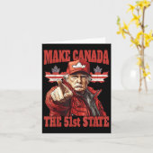 Grappig om Canada 51ste staat te maken Kaart (Gele Bloem)