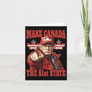 Grappig om Canada 51ste staat te maken Kaart