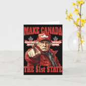 Grappig om Canada 51ste staat te maken Kaart (Gele Bloem)