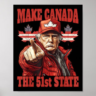 Grappig om Canada 51ste staat te maken Poster