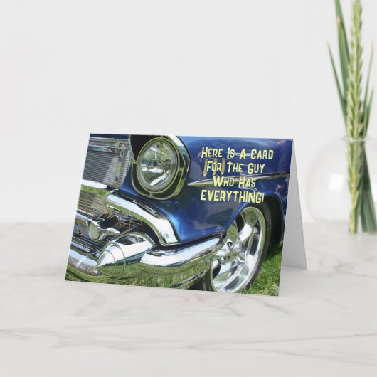 Grappig om de dag... man die alles heeft, Vs 2 Kaart (Voorkant)