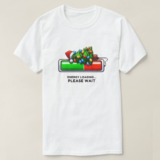 Grappig om de kerstboom te vernieuwen t-shirt (Design voorkant)