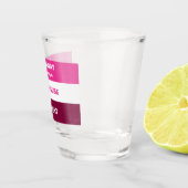 Grappig om een menopauze te hebben shot glas (Rechts)