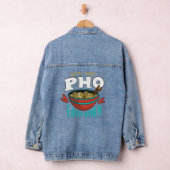Grappig om elkaar te bellen denim jacket (Hangar)