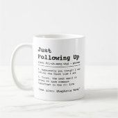 Grappig om gewoon de definitie op te volgen, Kanto Koffiemok (Links)