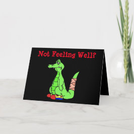 Grappig om goed te Kaarten met alligator