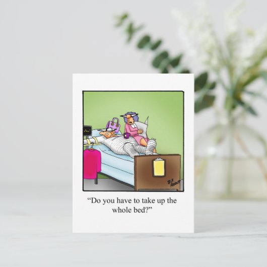 Grappig om goed te zijn voor het Briefkaart van de (Staand voorkant)