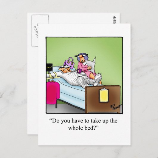 Grappig om goed te zijn voor het Briefkaart van de (Voorkant / Achterkant)