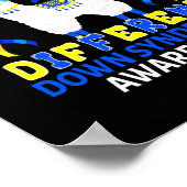 Grappig om het syndroombewustzijn te veranderen poster (Hoek)