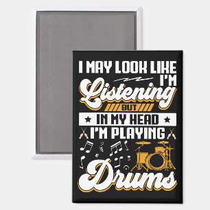 Grappig om in mijn hoofd te horen dat ik drums spe magneet