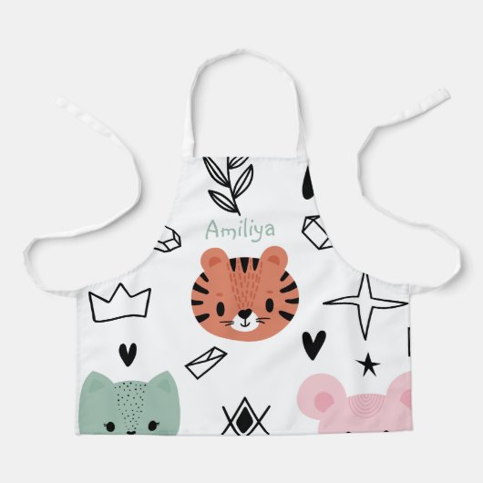 Grappig om je logo kinder schort toe te voegen (Voorkant)