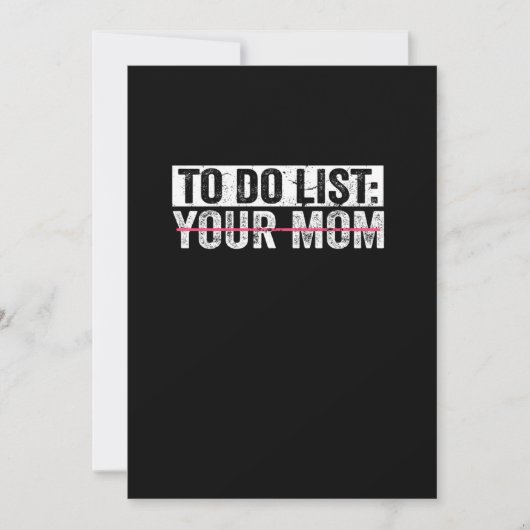 Grappig om je mam Sarcasm Sarcastisch Gezegde op t Save The Date (Voorkant)