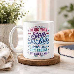 Grappig om je schoonzoon te zijn cadeau genoeg  koffiemok