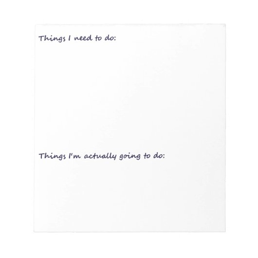 Grappig om lijst te doen notitieblok (Voorkant)