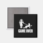 Grappig om met trouwen te trouwen over bruiloft te magneet (Voorkant / Achterkant)