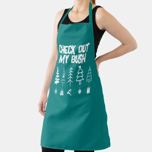 Grappig om mijn Struik kerstversiering te bekijken Schort (Insitu)