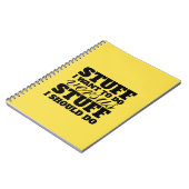 Grappig om Notitieboek geel aan te bieden (Linkerzijde)