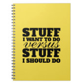 Grappig om Notitieboek geel aan te bieden (Voorkant)