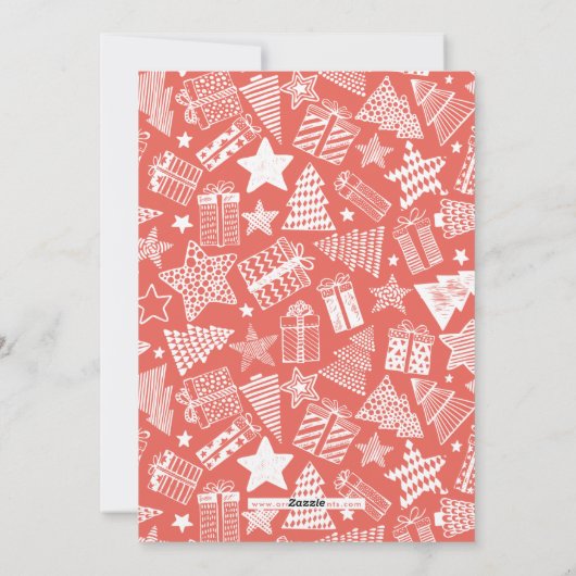 Grappig om ons te kennen | Het enige cadeau dat u Feestdagenkaart (Achterkant)