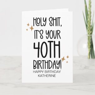 Grappig om ouder te worden 40ste verjaardag voor v kaart