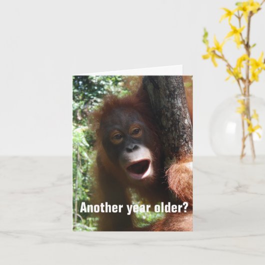 Grappig om ouder te worden Verjaardag Humor Kaart (Gele Bloem)